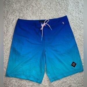 Men's Size Large American Eagle Blue Swim Board Shorts